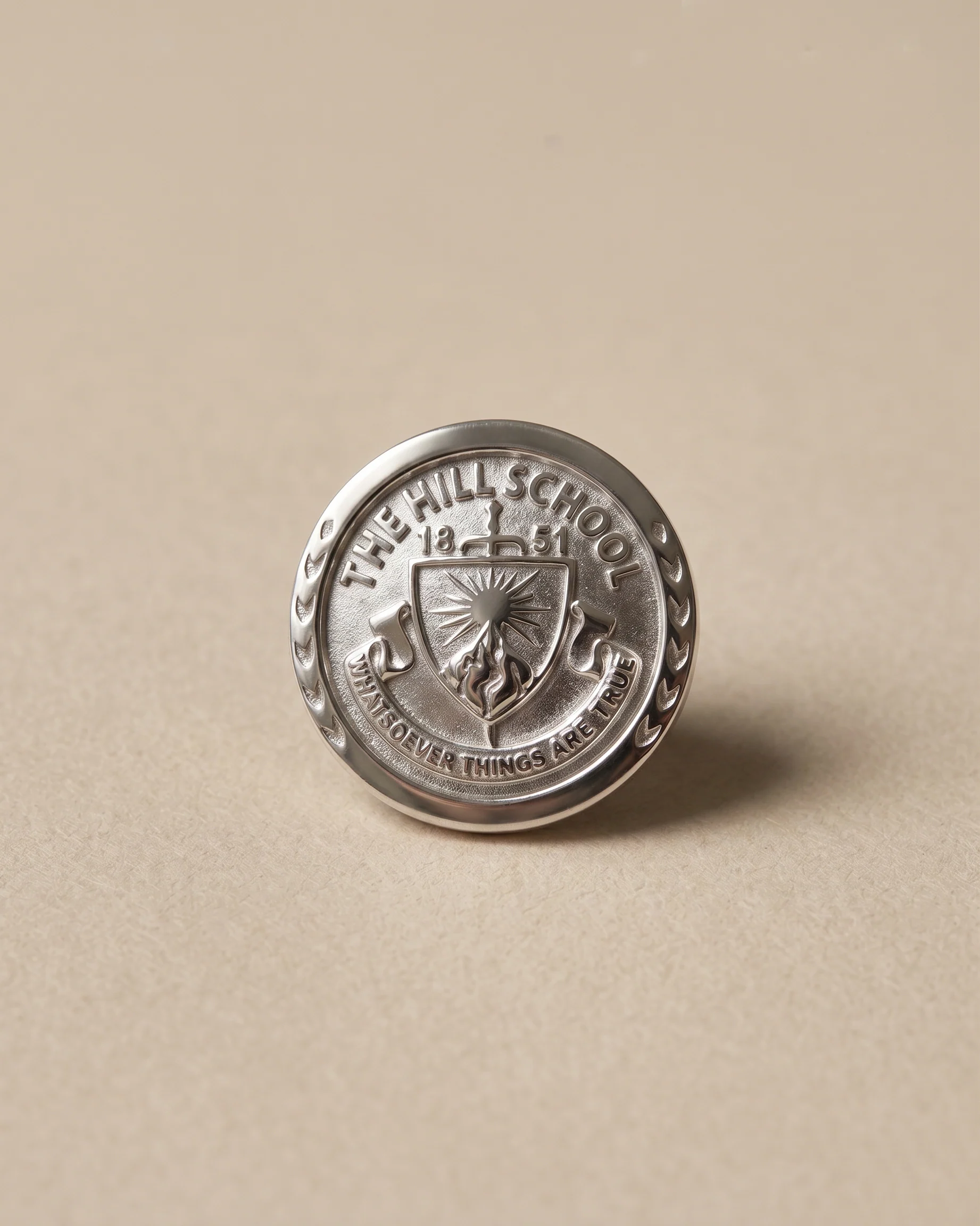 Silver Hill lapel pin