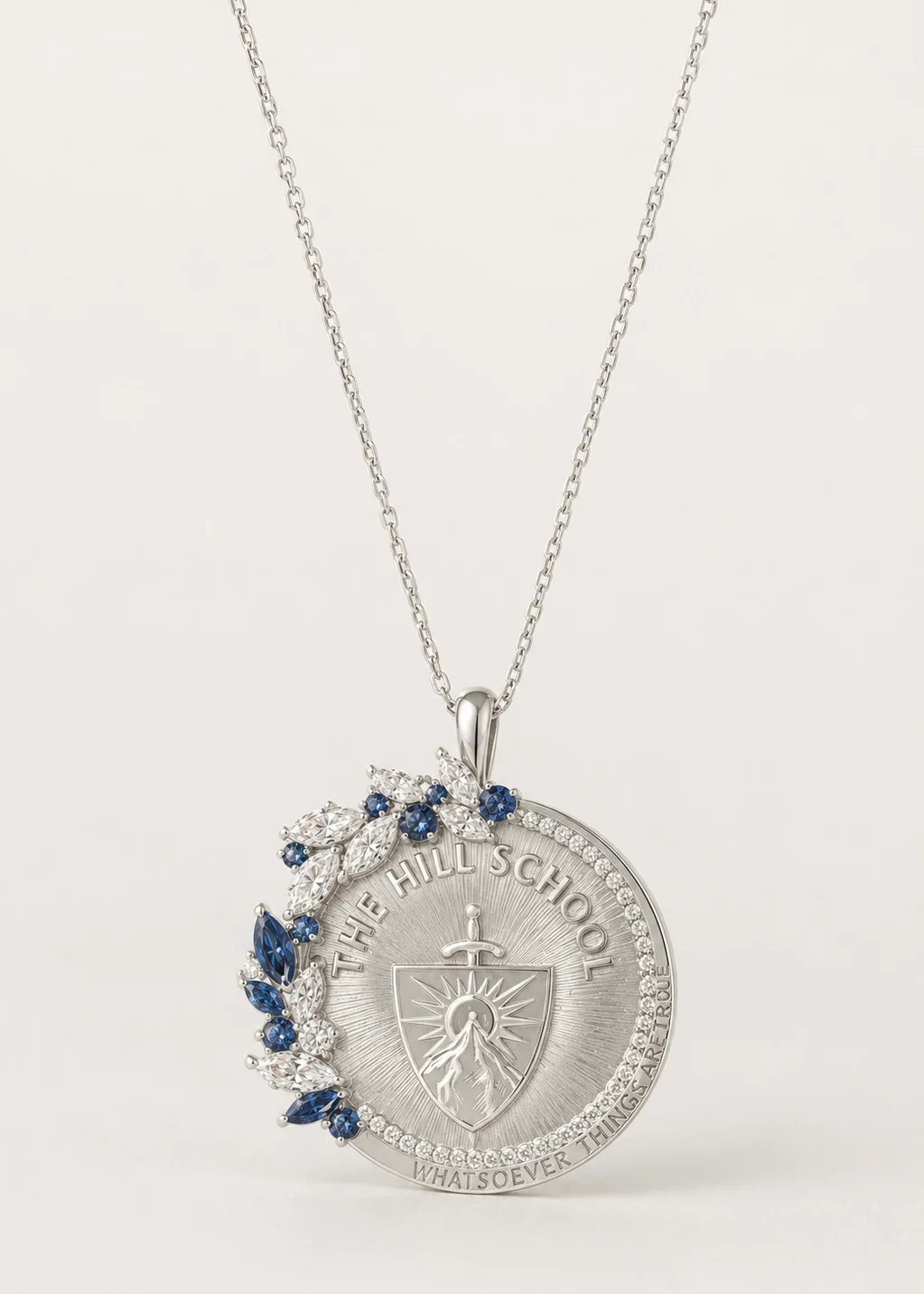A recognition medallion presented in a keepsake box