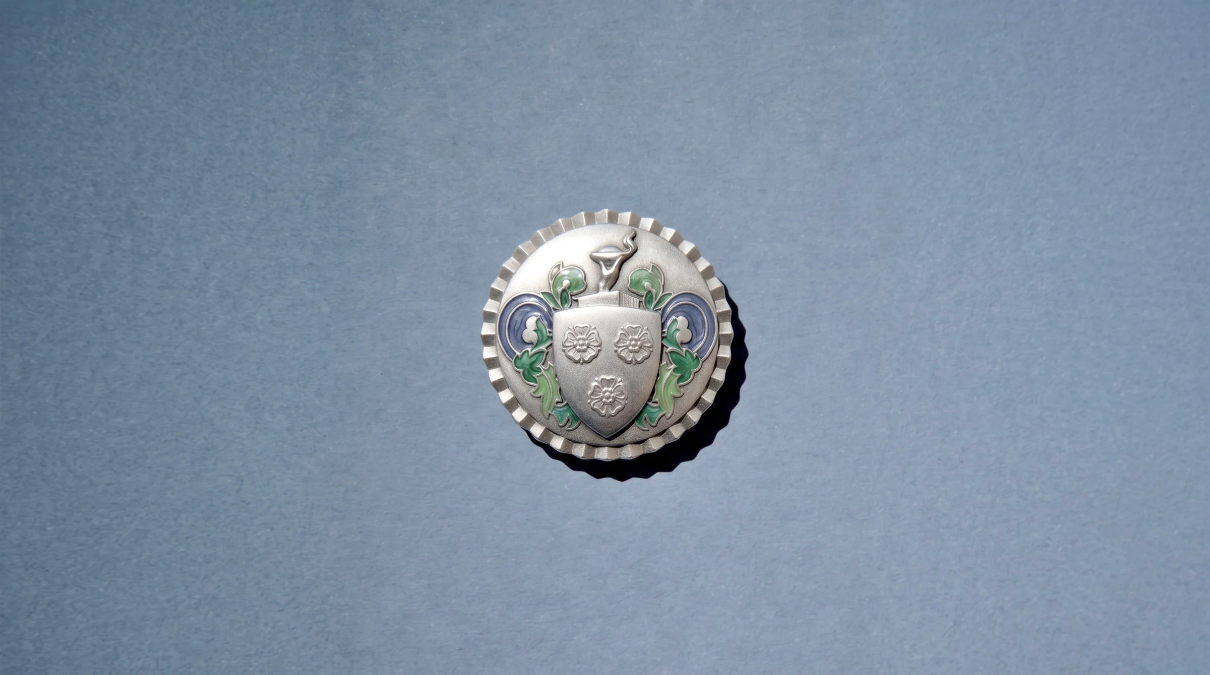 Westover crest lapel pin