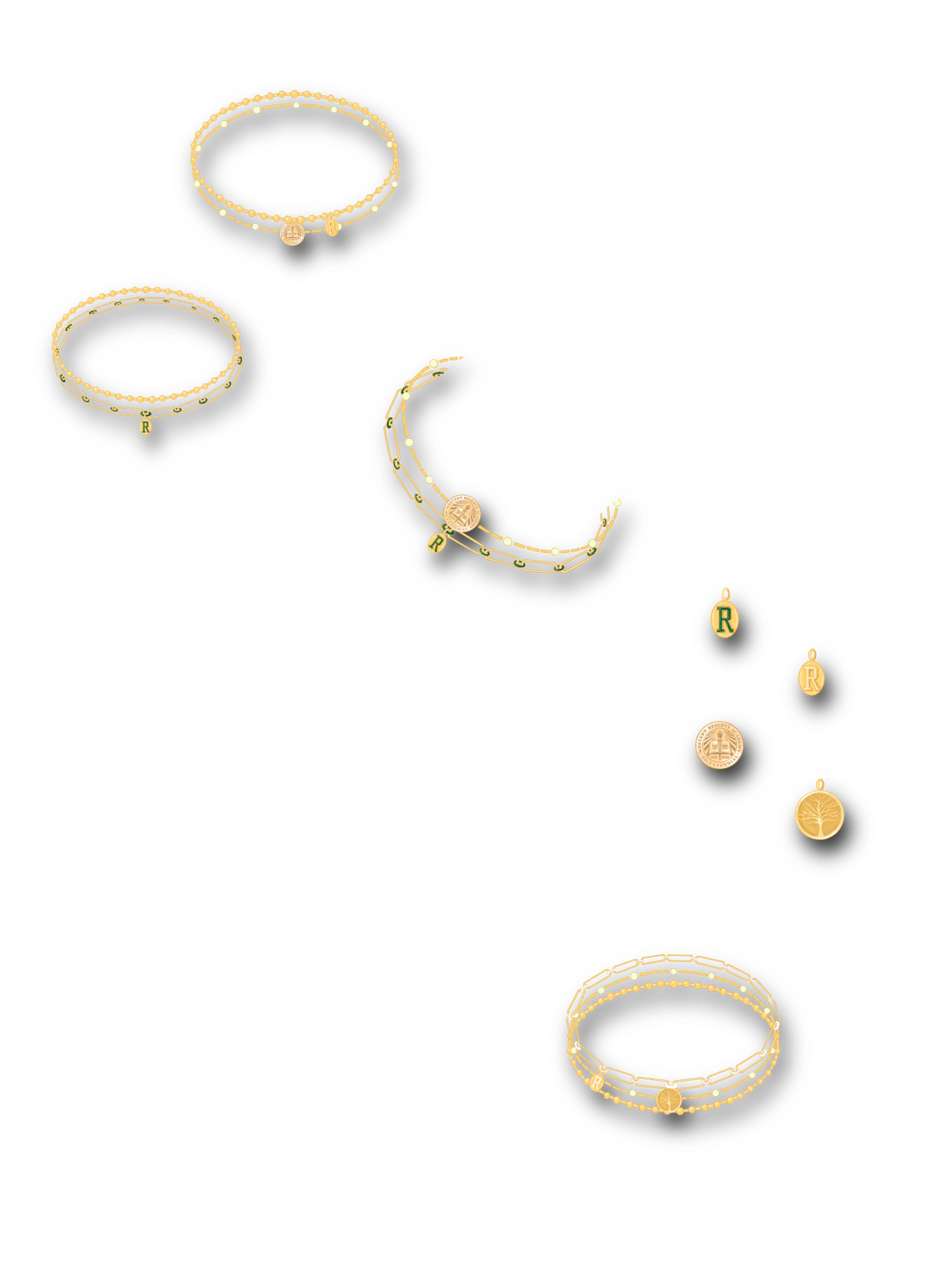 WRA stackable bracelet and jewelry sketch